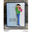 DADDY'S LITTLE GIRL rubber stamp