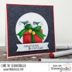 The PERFECT GNOME BOW rubber stamp