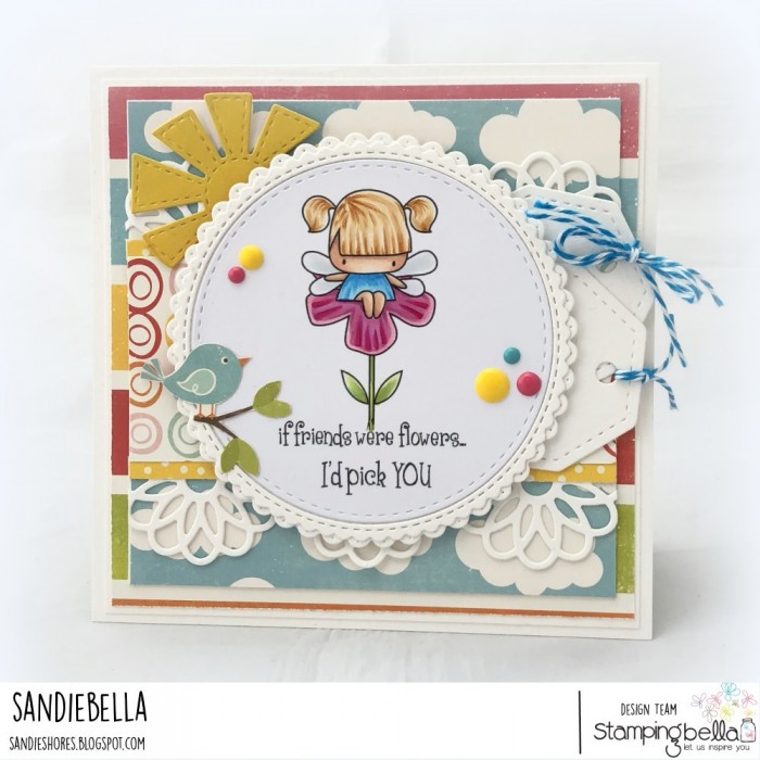 Stamping Bella EB710 Cling Stamps Little Bits Fairy