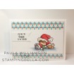 HOLIDAY SENTIMENT SET rubber stamps