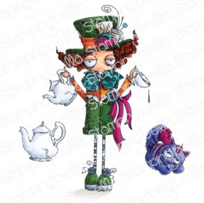 ODDBALL MAD HATTER RUBBER STAMP (ALICE IN WONDERLAND COLLECTION)
