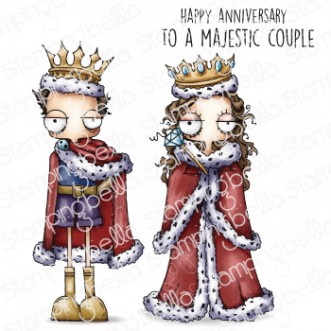 ODDBALL QUEEN AND KING RUBBER STAMPS