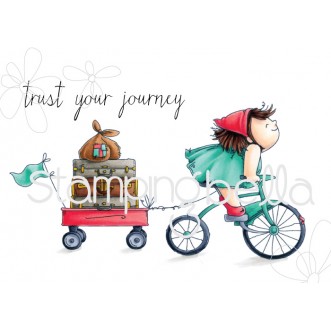 the SQUIDGY on a JOURNEY RUBBER STAMPS (set of 2 stamps)
