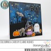 squidgy GHOST TRICK OR TREATER rubber stamp