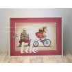 the SQUIDGY on a JOURNEY RUBBER STAMPS (set of 2 stamps)