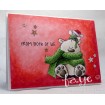 POLAR BEAR and MOUSIE STUFFIES rubber stamp
