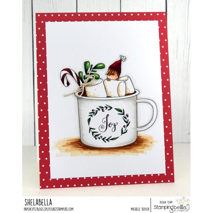 us:one size Stamping Bella EB751 Stamp Teeny Tiny Townie Hot Chocolate