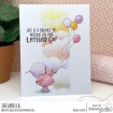 BUNDLE GIRL WITH BALLOONS SET (includes 3 rubber stamps)