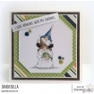 GNOME PILE RUBBER STAMP SET (includes 1 sentiment stamp)
