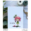 MINI ODDBALL WITH ONE SCOOP RUBBER STAMP SET (includes 1 sentiment)