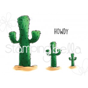 squidgy CACTUS Rubber Stamps (set of 4 stamps)