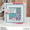THE CAT AND THE ORNAMENT RUBBER STAMP BY KRISTIN FARNSWORTH