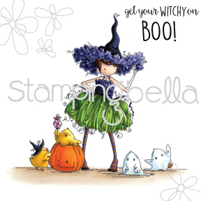 Tiny Townie WILLOW the witch (includes 2 sentiments)