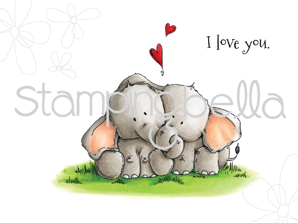 ELLIE LOVES PHANT STUFFIES (includes 2 stamps)