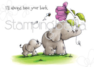 I'll ALWAYS HAVE YOUR BACK STUFFIES (includes 2 rubber stamps)