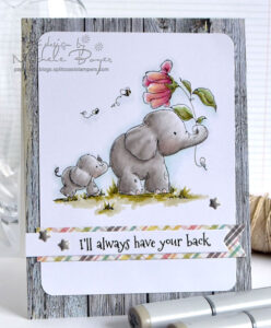 I'll ALWAYS HAVE YOUR BACK STUFFIES (includes 2 rubber stamps)