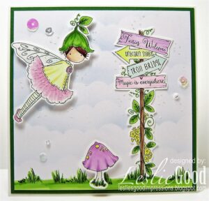 TINY TOWNIE FAIRY garden FAIRY cling mounted RUBBER STAMPS