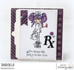 ODDBALL NURSE RUBBER STAMP