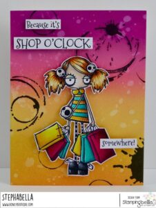 ODDBALL SHOPPER RUBBER STAMP