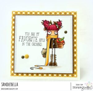 APPLE CIDER ODDBALL RUBBER STAMP