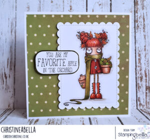 APPLE CIDER ODDBALL RUBBER STAMP