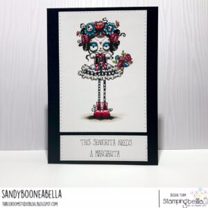 DAY OF THE DEAD ODDBALL RUBBER STAMP