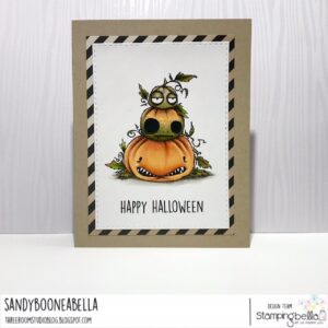 ODDBALL PUMPKIN PILE RUBBER STAMP