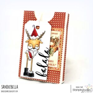 ODDBALL REINDEER SET RUBBER STAMPS