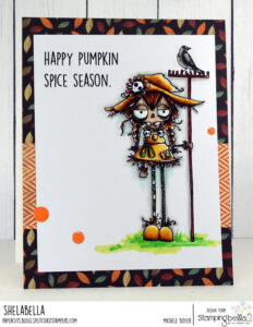 ODDBALL SCARECROW RUBBER STAMP