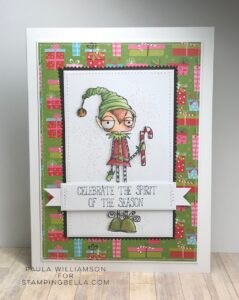 ODDBALL BOY ELF RUBBER STAMP