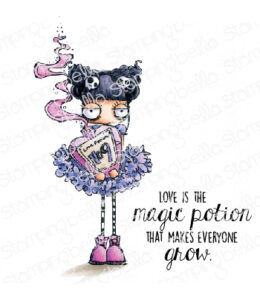 LOVE POTION ODDBALL rubber stamp