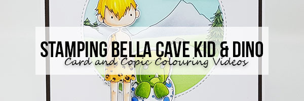 Stamping Bella: Wonderful Wednesday: Dinos & Cave Kids Cards & Colouring Videos