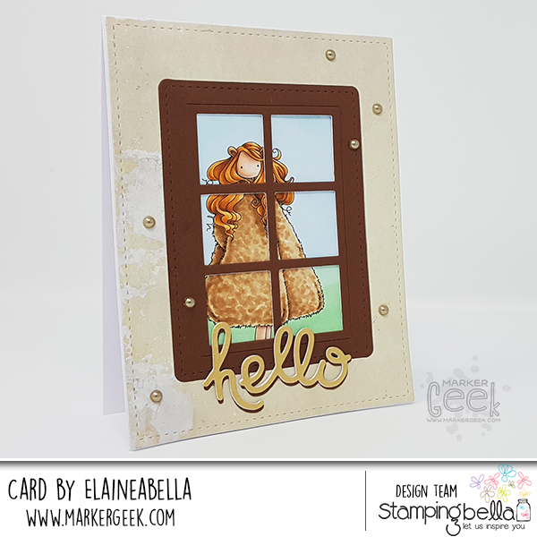 Stamping Bella Uptown Zodiac Girl Leo Card & Copic Colouring Video