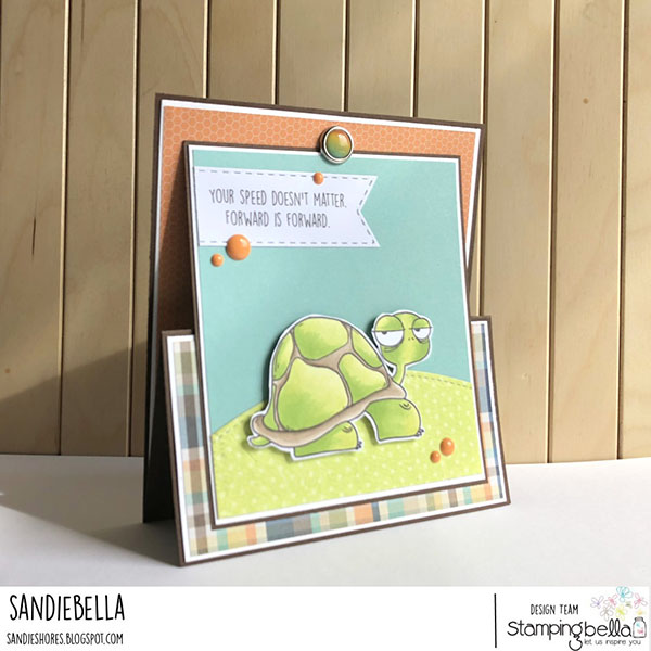 Stamping Bella: Thursday with Sandiebella - Create an Upright Z-Fold Card