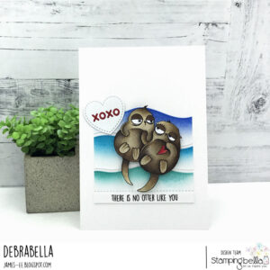 ODDBALL OTTERS RUBBER STAMP