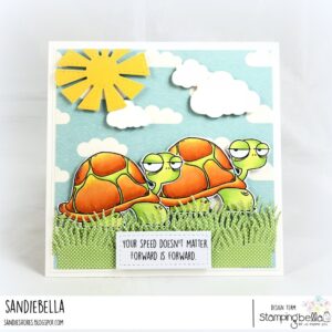 ODDBALL TURTLE RUBBER STAMP