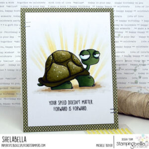 ODDBALL TURTLE RUBBER STAMP