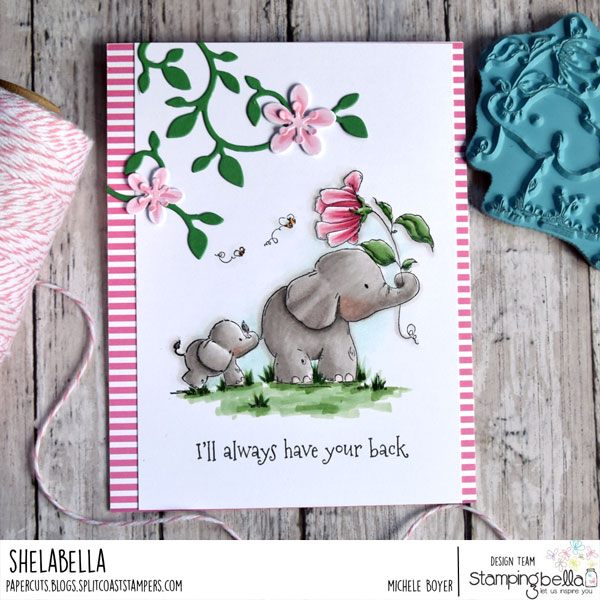 www.stampingbella.com: rubber stamp used I'll Always have your back STUFFIES   Card by Michele Boyer