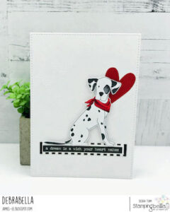 BOXER AND DALMATIAN RUBBER STAMP SET (includes 2 stamps)