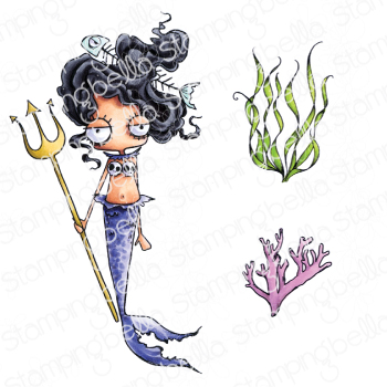 ODDBALL MERMAID SET (includes 3 rubber stamps)