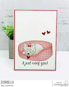 YORKIE RUBBER STAMP