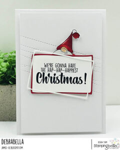 HOLIDAY FUN SENTIMENT SET rubber stamps