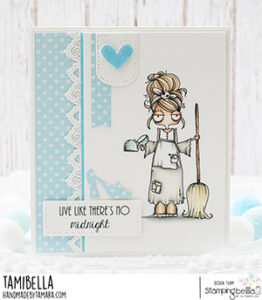 ODDBALL CINDERELLA RUBBER STAMP