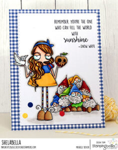 ODDBALL SNOW WHITE AND THE SEVEN DWARVES RUBBER STAMPS