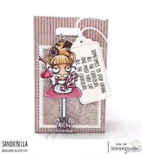 ODDBALL WITH A SWEET TOOTH RUBBER STAMP