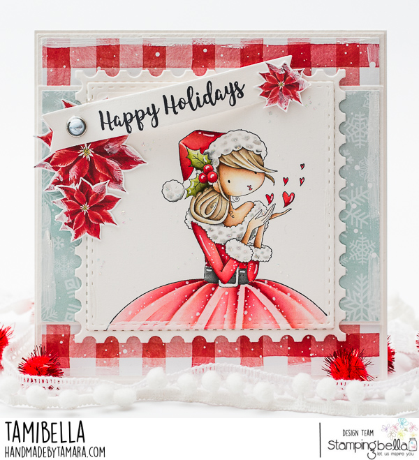 www.stampingbella.com: rubber stamp used KATRINA'S CHRISTMAS KISSES