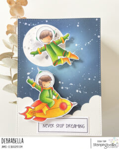 TINY TOWNIE ASTRONAUTS rubber stamps