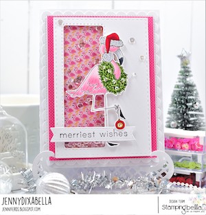 www.stampingbella.com: RUBBER STAMP USED: SANTAMINGOR card by Jenny Dix