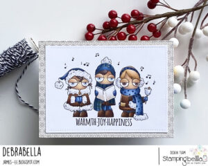 ODDBALL CAROLERS RUBBER STAMP