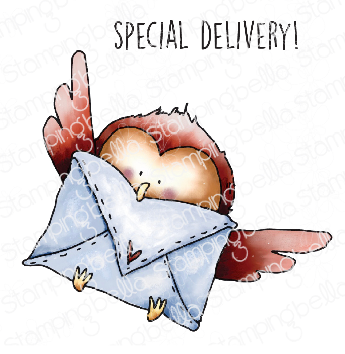 SPECIAL DELIVERY RUBBER STAMP (INCLUDES 1 SENTIMENT)